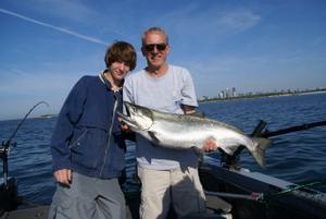 Father & Son Salmon Outing